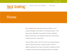 Tablet Screenshot of kateatherley.com